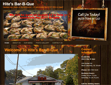Tablet Screenshot of hitesbbq.com